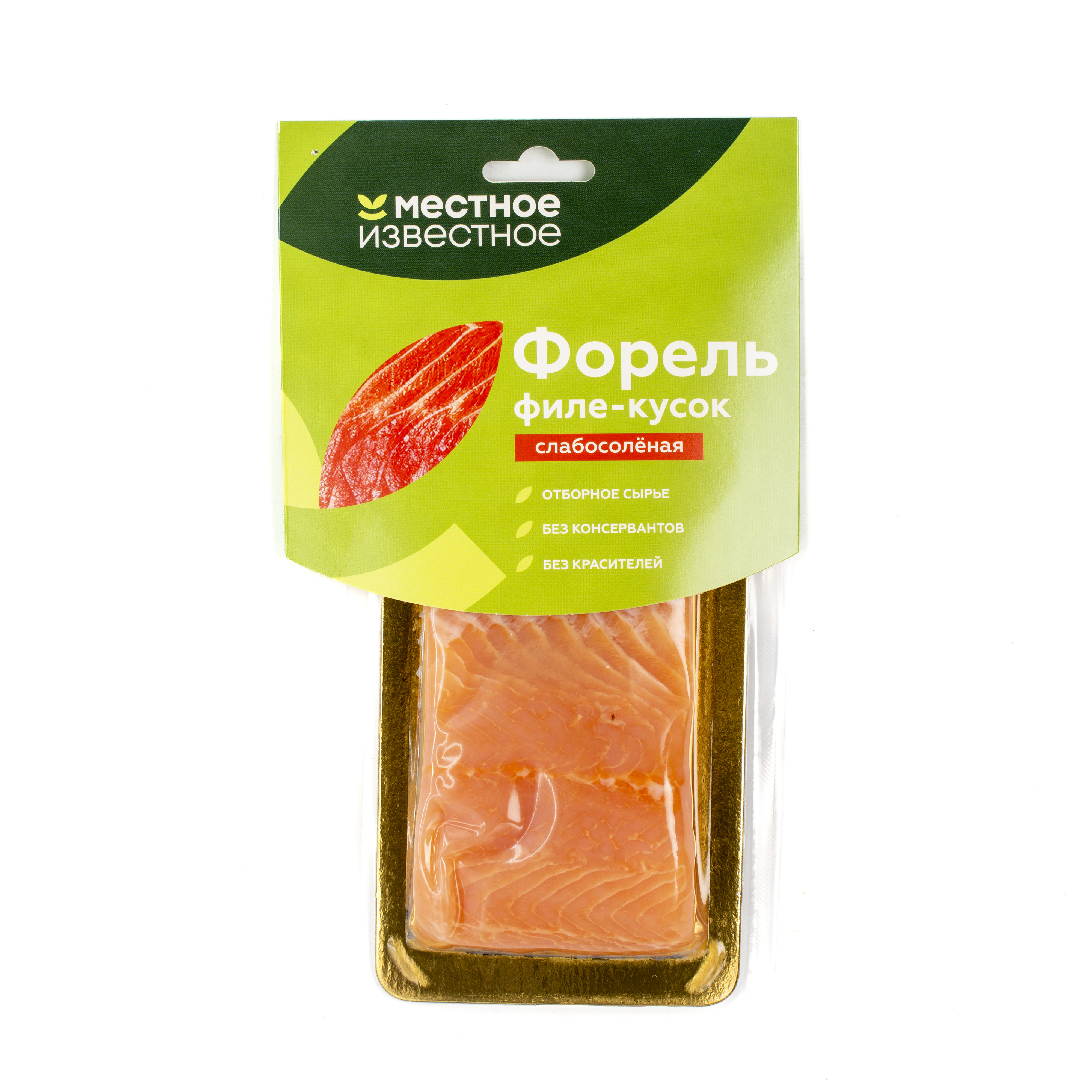 Форель радужная филе-кусок с кожей слабосоленая 150/200/300 г